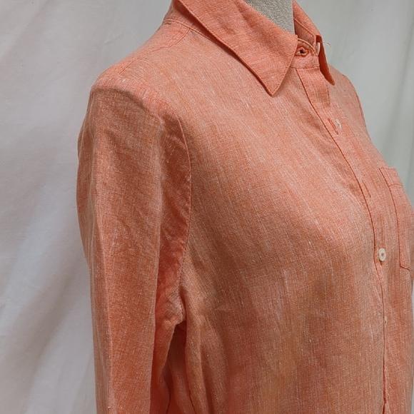 Serena & Lily Linen "Margot" Long Sleeve Dress - Picture 4 of 11